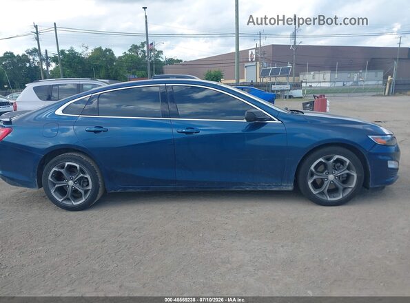 1G1ZG5STXKF187148 2019 CHEVROLET MALIBU Dark Blue უკანა სალონის ხედი