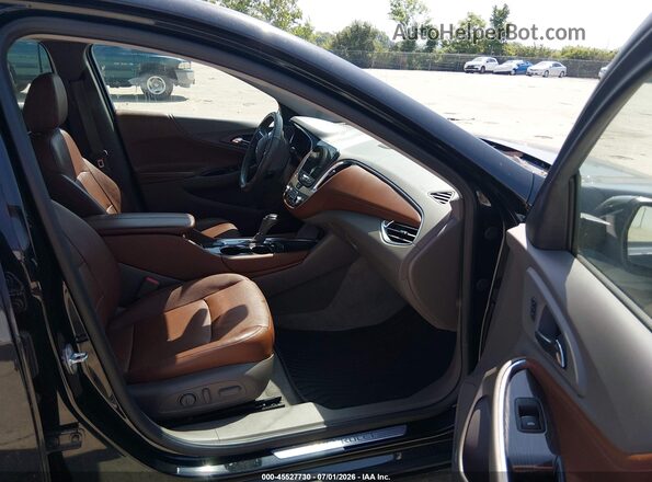 1G1ZH5SX0GF342149 2016 CHEVROLET MALIBU Черный Вид салона спереди
