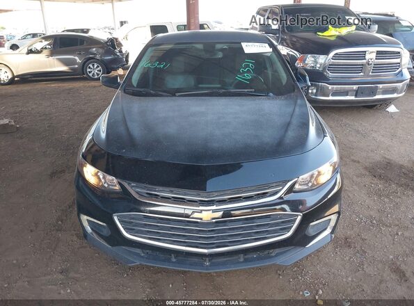 1G1ZH5SX3GF198399 2016 CHEVROLET MALIBU Black Առջևի վահանակի տեսք