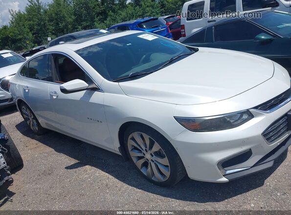 1G1ZH5SX3HF236151 2017 CHEVROLET MALIBU Белый Вид задней части салона