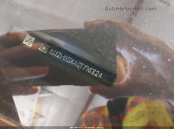 1G1ZH5SX4GF196824 2016 CHEVROLET MALIBU Black ძრავის განყოფილების ხედი