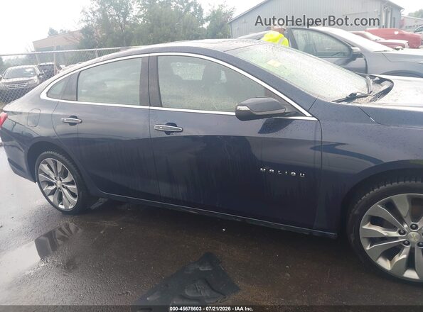 1G1ZH5SX5GF303167 2016 CHEVROLET MALIBU Blue Widok wnętrza z tyłu