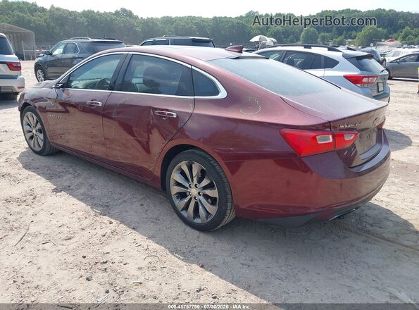 1G1ZH5SX8GF292536 2016 CHEVROLET MALIBU Burgundy Trasero izquierdo