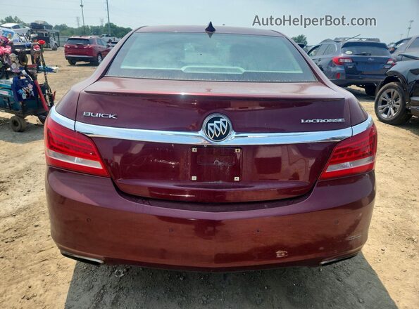 1G4G45G34GF190453 2016 BUICK LACROSSE Burgundy Vista trasera