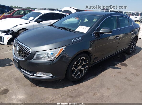 1G4G45G34GF274630 2016 BUICK LACROSSE Gray Առջևի ձախ երեք քառորդ տեսարան