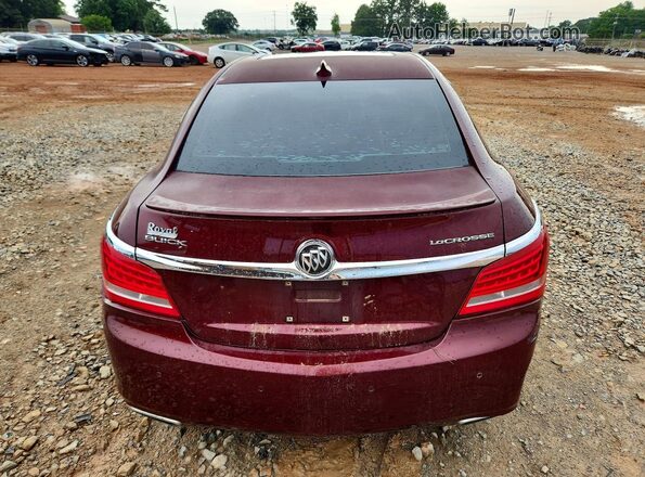 1G4G45G38GF169864 2016 BUICK LACROSSE Burgundy Widok z tyłu
