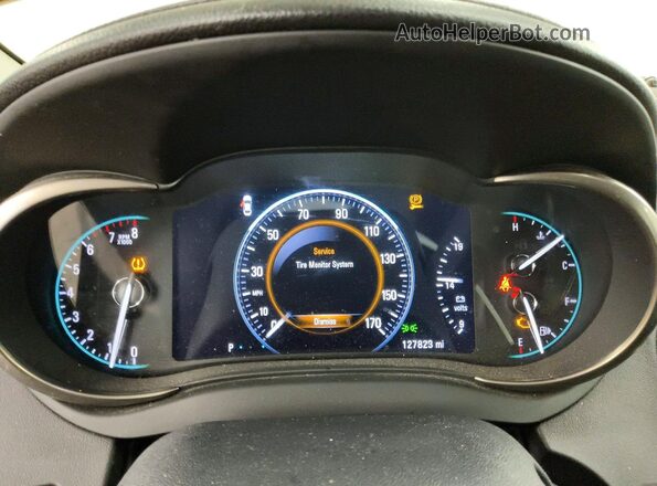 1G4GA5G33GF236735 2016 BUICK LACROSSE Black Вид щитка приладів