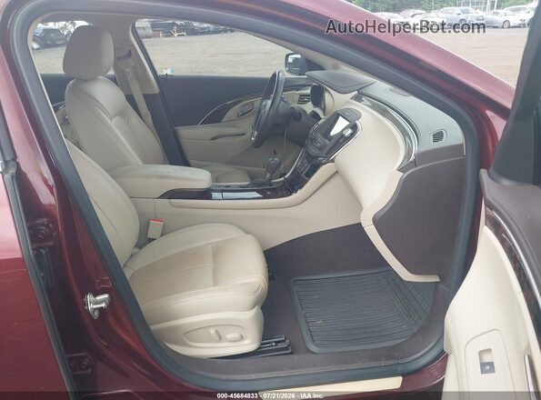 1G4GB5G38GF133159 2016 BUICK LACROSSE Burgundy წინა სალონის ხედი