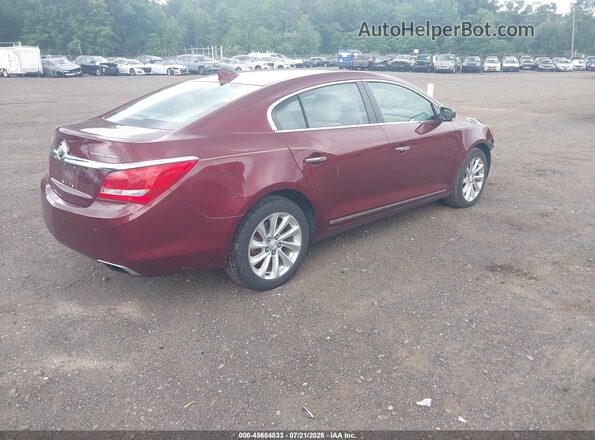 1G4GB5G38GF133159 2016 BUICK LACROSSE Burgundy უკანა მარჯვენა