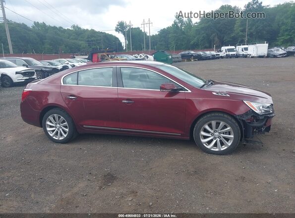 1G4GB5G38GF133159 2016 BUICK LACROSSE Burgundy უკანა სალონის ხედი