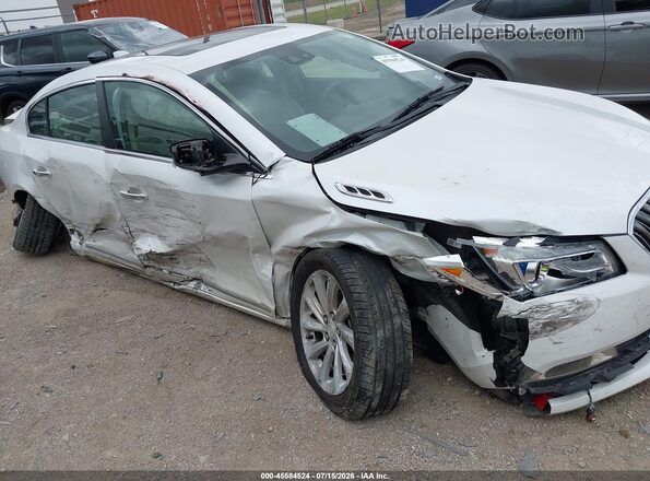 1G4GD5G3XGF177447 2016 BUICK LACROSSE Белый Вид салона спереди