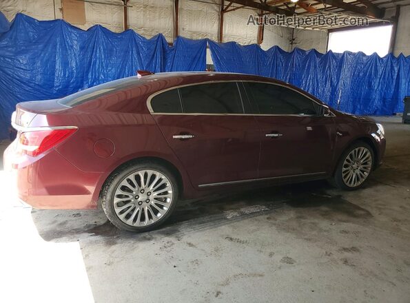 1G4GF5G37GF147784 2016 BUICK LACROSSE Maroon Trasero derecho