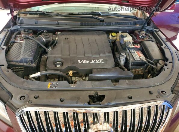 1G4GF5G37GF147784 2016 BUICK LACROSSE Maroon Vista interior trasera