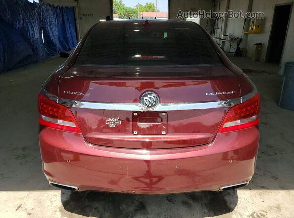 1G4GF5G37GF147784 2016 BUICK LACROSSE Maroon Vista trasera