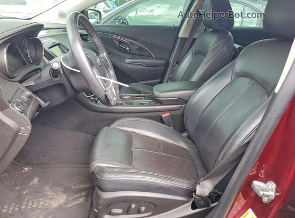 1G4GF5G37GF147784 2016 BUICK LACROSSE Maroon Vista interior delantera
