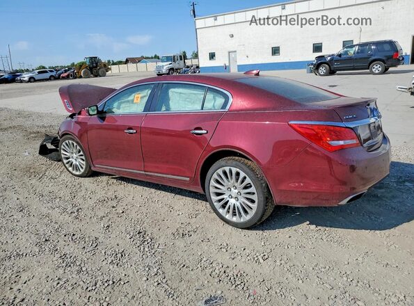 1G4GF5G39GF256652 2016 BUICK LACROSSE Maroon Trasero izquierdo