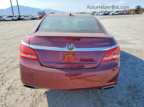 1G4GF5G39GF256652 2016 BUICK LACROSSE Maroon Vista trasera