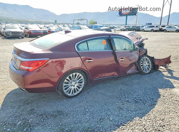1G4GF5G39GF256652 2016 BUICK LACROSSE Maroon Trasero derecho