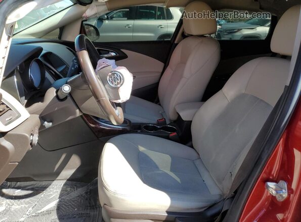 1G4PP5SKXG4136995 2016 BUICK VERANO Red Вид салону спереду