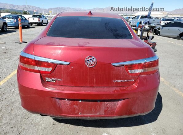 1G4PP5SKXG4136995 2016 BUICK VERANO Red Вид ззаду