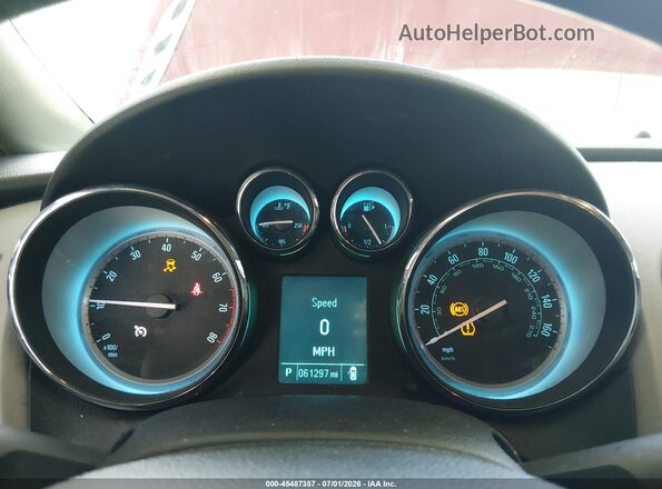 1G4PR5SKXG4104073 2016 BUICK VERANO Красный Вид задних сидений
