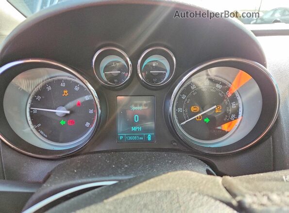 1G4PS5SK4G4172034 2016 BUICK VERANO Black Vista del cuadro de instrumentos
