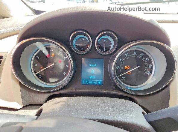 1G4PT5SV7G4131114 2016 BUICK VERANO White Вид щитка приладів