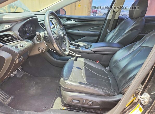 1G4ZP5SS0HU132819 2017 BUICK LACROSSE Black Widok wnętrza z przodu