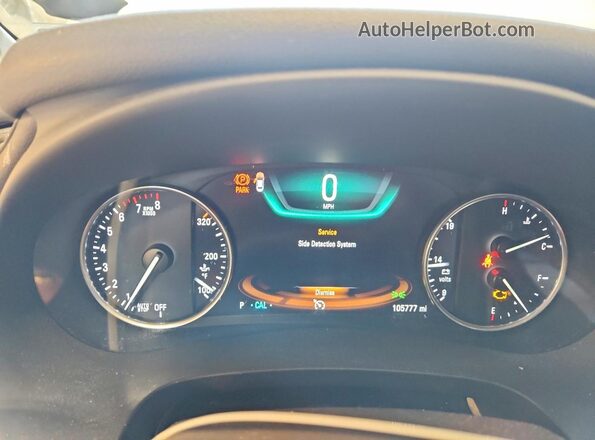 1G4ZP5SS0HU186797 2017 BUICK LACROSSE White Вид щитка приладів