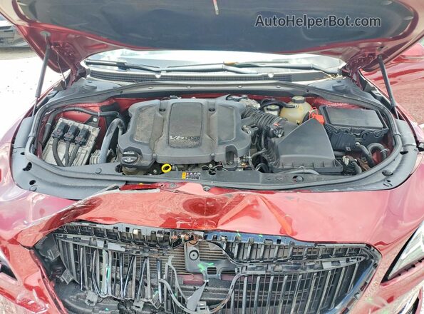 1G4ZP5SS1HU152481 2017 BUICK LACROSSE Burgundy უკანა სალონის ხედი
