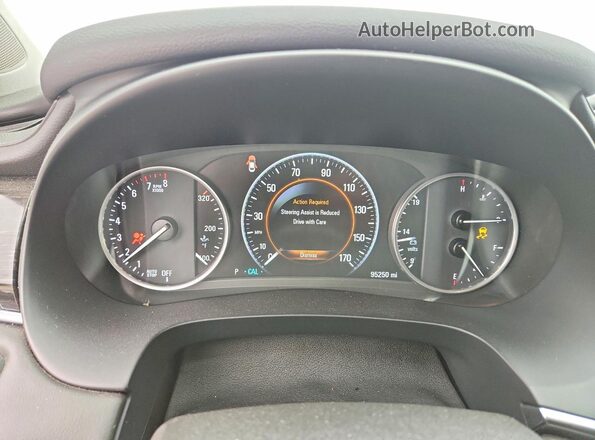 1G4ZP5SS3HU136394 2017 BUICK LACROSSE White Vista del cuadro de instrumentos