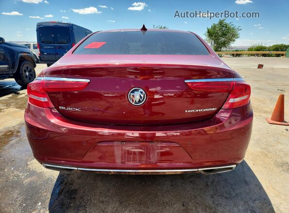 1G4ZP5SS4HU135867 2017 BUICK LACROSSE Burgundy Vista trasera