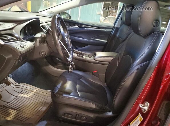 1G4ZP5SS7HU144577 2017 BUICK LACROSSE Бордовый Вид салона спереди