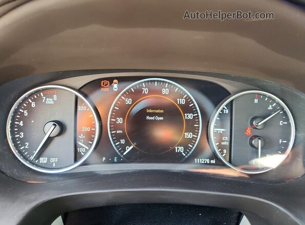 1G4ZP5SS7KU100277 2019 BUICK LACROSSE Красный Вид щитка приборов