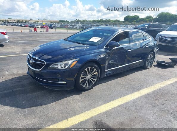 1G4ZP5SS8HU114715 2017 BUICK LACROSSE Blue Առջևի ձախ երեք քառորդ տեսարան