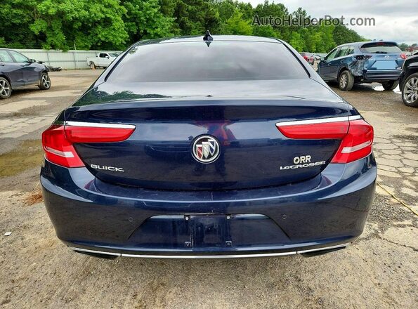 1G4ZP5SS9HU163583 2017 BUICK LACROSSE Blue Вид ззаду