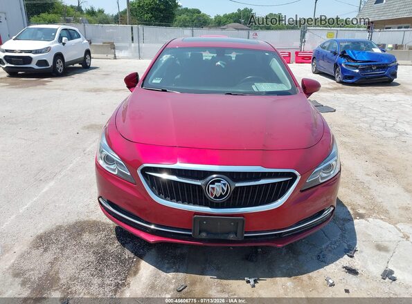 1G4ZP5SS9JU149169 2018 BUICK LACROSSE Красный Вид панели приборов