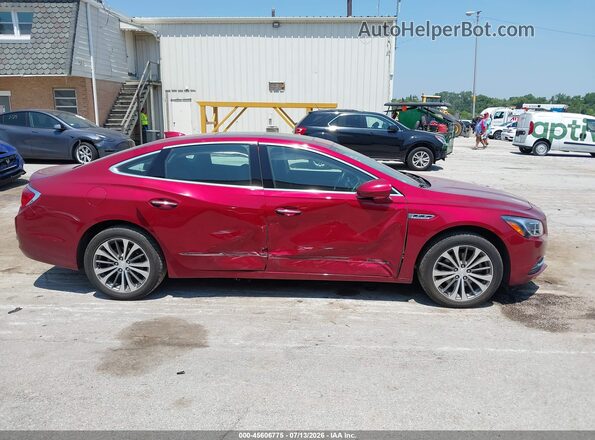 1G4ZP5SS9JU149169 2018 BUICK LACROSSE Красный Вид щитка приборов