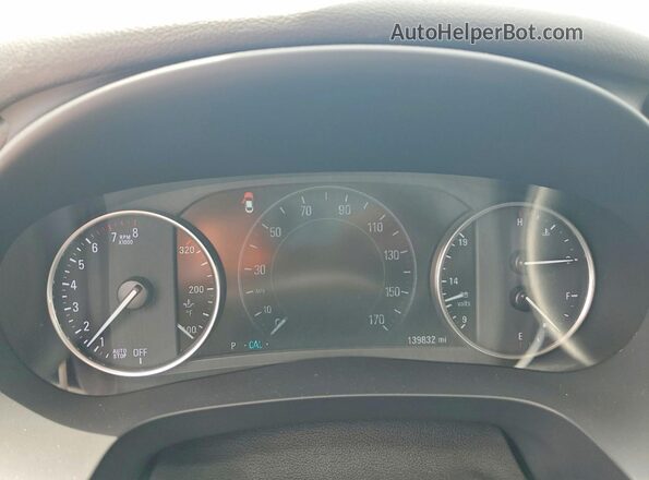 1G4ZP5SSXHU164922 2017 BUICK LACROSSE Белый Вид щитка приборов