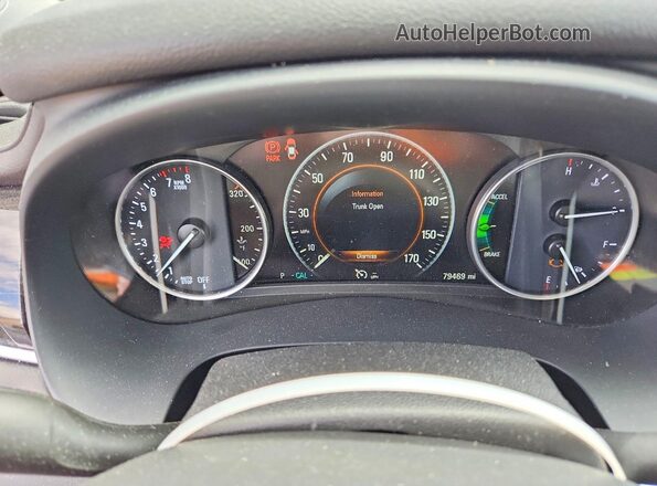 1G4ZP5SZ7KU126360 2019 BUICK LACROSSE Blue Instrument cluster view