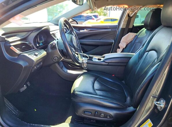 1G4ZR5SS1HU187192 2017 BUICK LACROSSE Black წინა სალონის ხედი