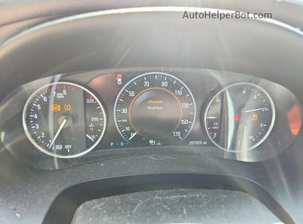 1G4ZR5SS5HU155782 2017 BUICK LACROSSE Красный Вид щитка приборов