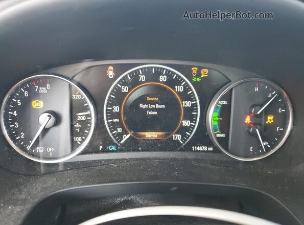 1G4ZR5SZ0JU134101 2018 BUICK LACROSSE Серебряный Вид щитка приборов