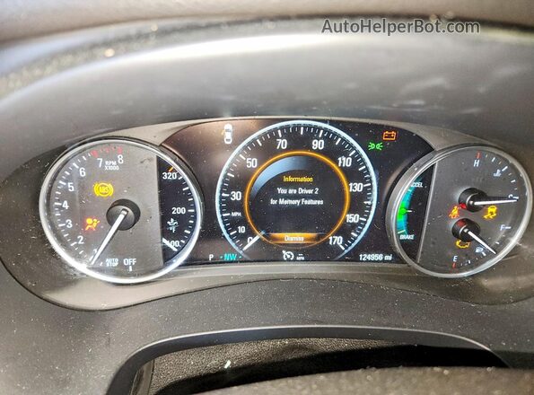 1G4ZR5SZ8JU147016 2018 BUICK LACROSSE Gray Вид щитка приладів