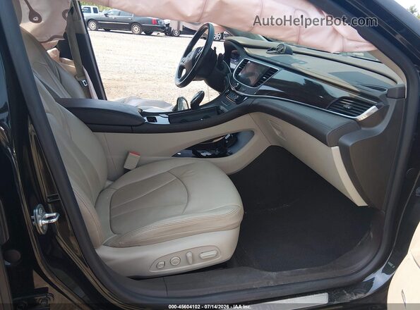 1G4ZS5SS5HU190035 2017 BUICK LACROSSE Black Widok wnętrza z przodu