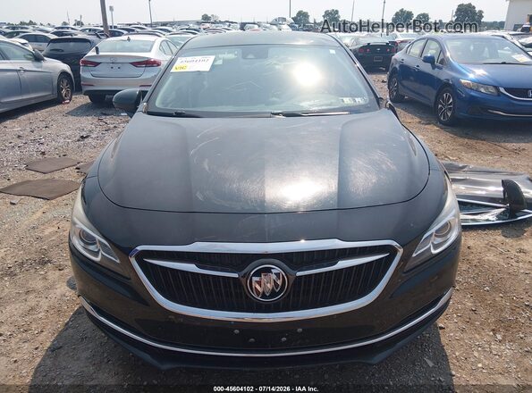 1G4ZS5SS5HU190035 2017 BUICK LACROSSE Black Widok zestawu wskaźników