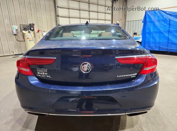 1G4ZS5SS8HU175867 2017 BUICK LACROSSE Blue Вид ззаду
