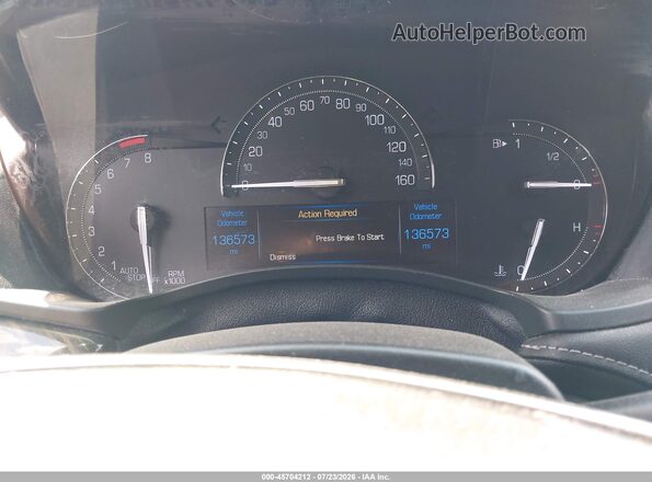 1G6AA1RX2H0165084 2017 CADILLAC ATS Black Vista de los asientos traseros