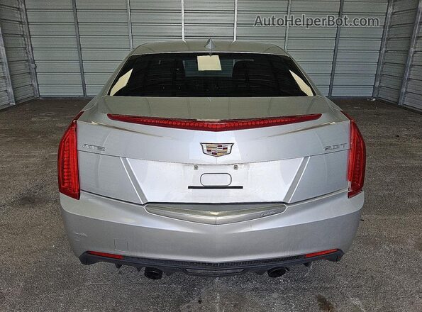1G6AA5RX0J0174041 2018 CADILLAC ATS Серебряный Вид сзади