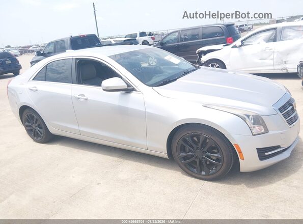 1G6AA5RX4J0174480 2018 CADILLAC ATS Серебряный Вид задней части салона
